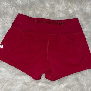Lululemon Speed up Shorts size 2 length 4 in